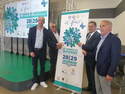 "Pietra Ligure In Fiore 2022": in Regione la presentazione dell'infiorata più grande d'Europa (FOTO)