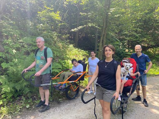 Joëlette permetterà anche a persone con disabilità di passeggiare in natura