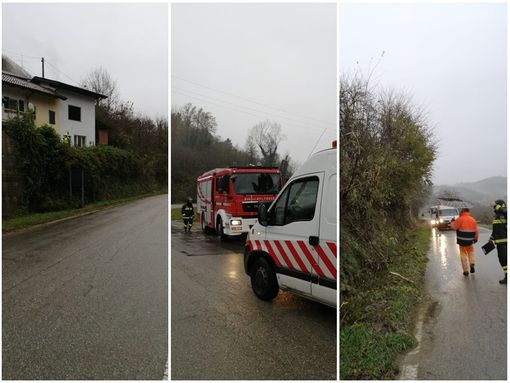 Rischio crollo di un cortile in località Beccheri