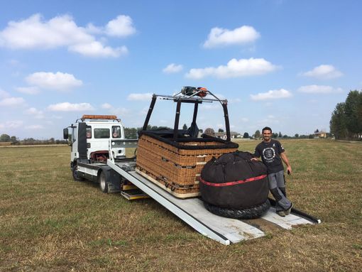 Ritrovata nei pressi di Cuneo la mongolfiera rubata a Bene Vagienna