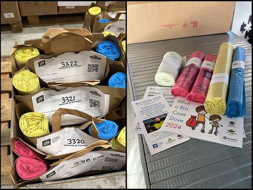 Bra: in corso la distribuzione delle dotazioni per la raccolta dei rifiuti Bra: in corso la distribuzione delle dotazioni per la raccolta dei rifiuti