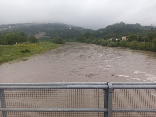 La portata del Po a Faule