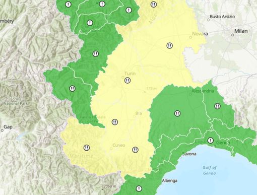 Un altro pomeriggio da allerta gialla su tutta la Granda Un altro pomeriggio da allerta gialla su tutta la Granda