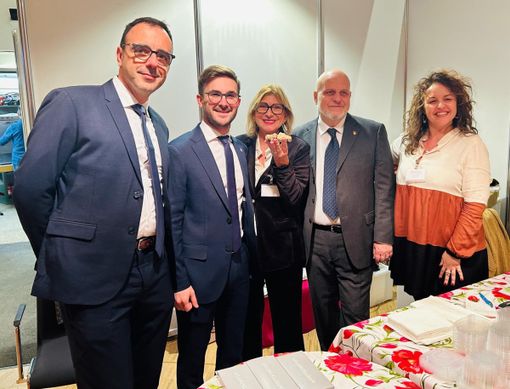 Delegazione di Alba Böblingen per la "Kulinarische genüsse"