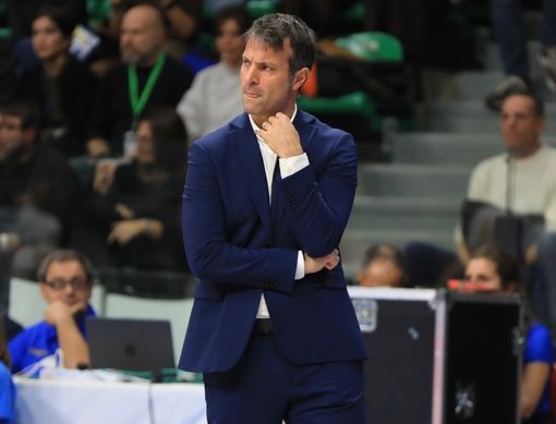 Matteo Battocchio durante una fase di gioco contro Trento (Foto Margherita Leone)