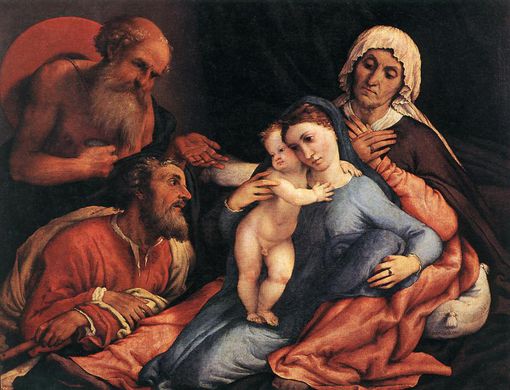 Lorenzo Lotto. Sacra Famiglia Lorenzo Lotto. Sacra Famiglia