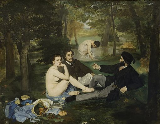 Le dejéuner sur l’herbe (Manet), Parigi, Museo d’Orsay Le dejéuner sur l’herbe (Manet), Parigi, Museo d’Orsay