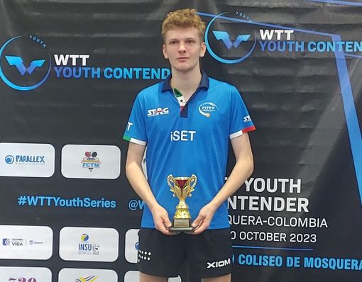 Tennistavolo: doppio bronzo in Colombia per il mantese Giacomo Izzo
