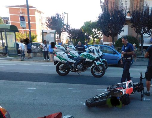 La scena dell'incidente