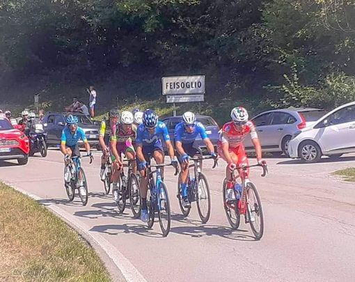 A Feisoglio un murale in ricordo del passaggio della Milano-Sanremo nel 2020