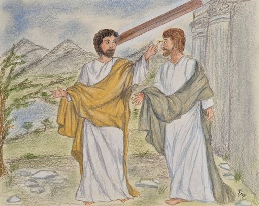 “La pagliuzza negli occhi”, disegno dell’artista braidese Pinuccia Sardo “La pagliuzza negli occhi”, disegno dell’artista braidese Pinuccia Sardo