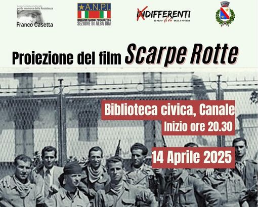 A Canale si proietta il documentario “Scarpe Rotte” A Canale si proietta il documentario “Scarpe Rotte”