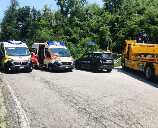 I soccorsi sul luogo dell'incidente