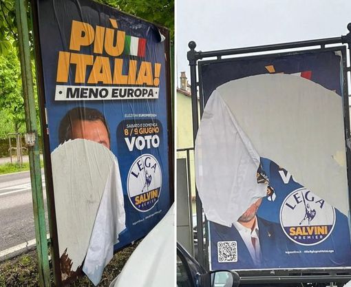 Fossano, la denuncia del senatore Bergesio: "Manifesti della Lega strappati" Fossano, la denuncia del senatore Bergesio: "Manifesti della Lega strappati"