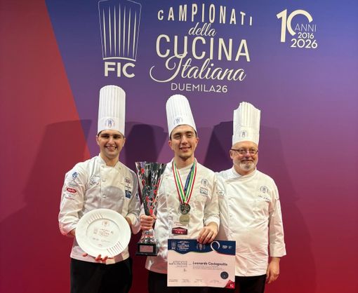 Campionati della Cucina Italiana, il cuneese Leonardo Castagnotto conquista il secondo posto