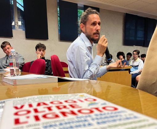 Lo scrittore Davide Morosinotto Lo scrittore Davide Morosinotto