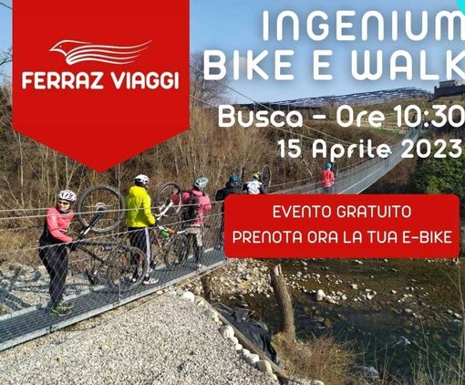 Escursione guidata in e-bike a Busca. Non solo sport, ma un'occasione per capire i segnali del tempo