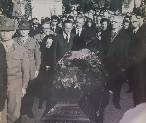 Foto dei funerali di Luigi Einaudi