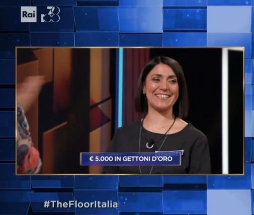 Valentina Bernardi di Savigliano vince 5 mila euro al quiz "The Floor" su Rai 2 Valentina Bernardi di Savigliano vince 5 mila euro al quiz "The Floor" su Rai 2