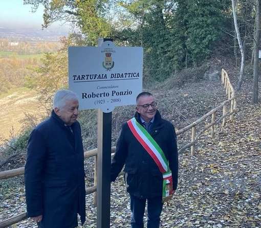 L’antica tartufaia di Barbaresco torna a nuova vita ed è stata intitolata alla memoria del commendator Roberto Ponzio
