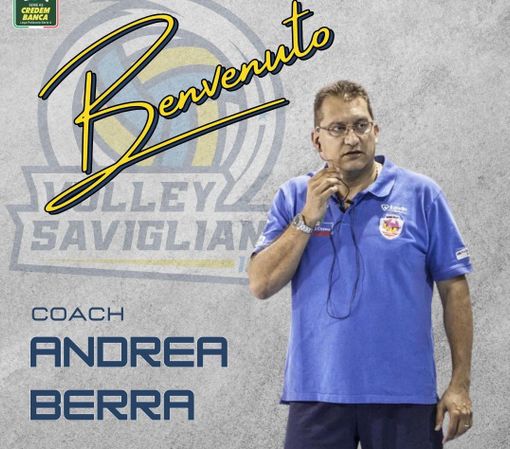 Volley Savigliano: Andrea Berra affiancherà Bulleri alla guida della prima squadra in A3