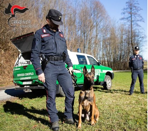 L'Unità Cinofila di Cuneo pronta per un controllo