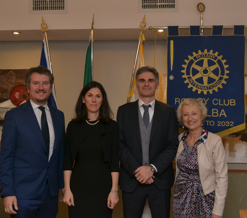 Da sx. Luigi Minasso, Elisabetta Fenocchio, Umberto Pelassa, Piera Arata