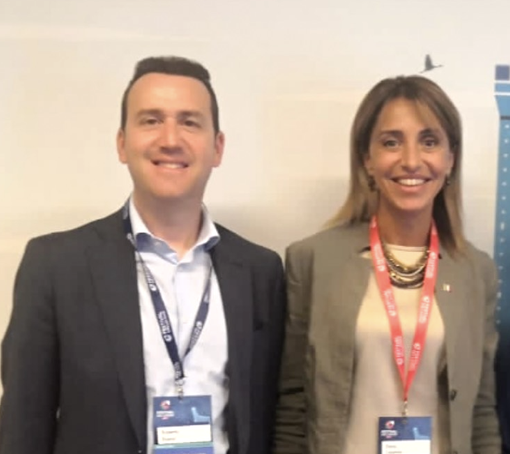 Elena Chiorino e Roberto Russo, rispettivamente responsabile nazionale e regionale del Dipartimento Lavoro di Fratelli d’Italia