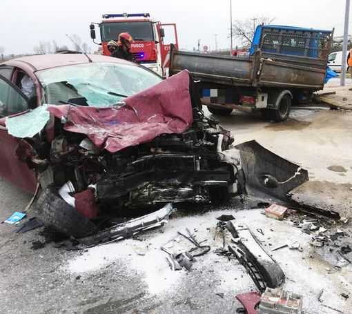La scena dell'incidente La scena dell'incidente