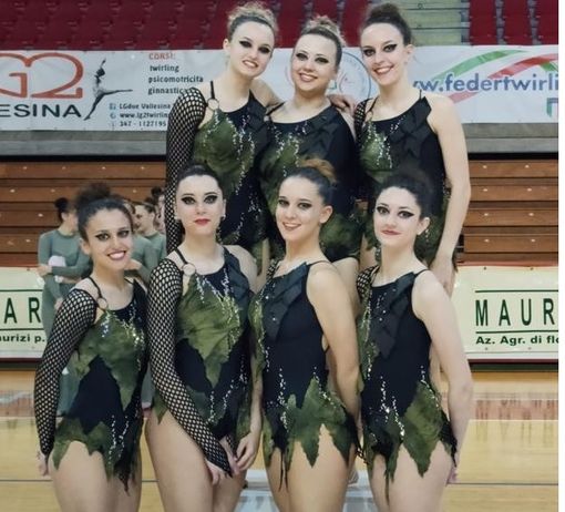 Twirling Carrù: ottimi risultati a Jesi nella seconda prova del Campionato di Serie A