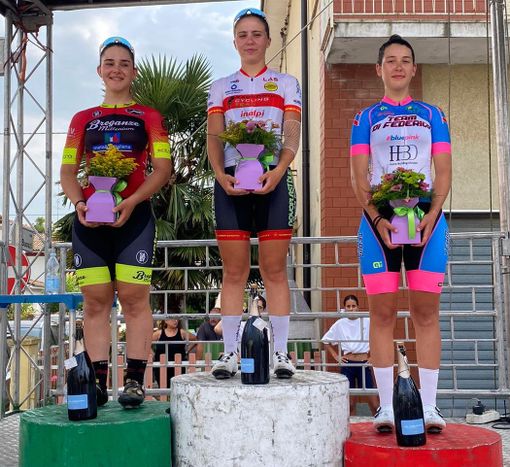 Primo trionfo stagionale per il Racconigi Cycling Team: Arianna Giordani davanti a tutte a Massa Finalese Primo trionfo stagionale per il Racconigi Cycling Team: Arianna Giordani davanti a tutte a Massa Finalese