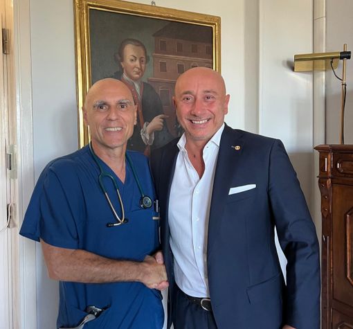 Da sinistra, Lauria e Tranchida