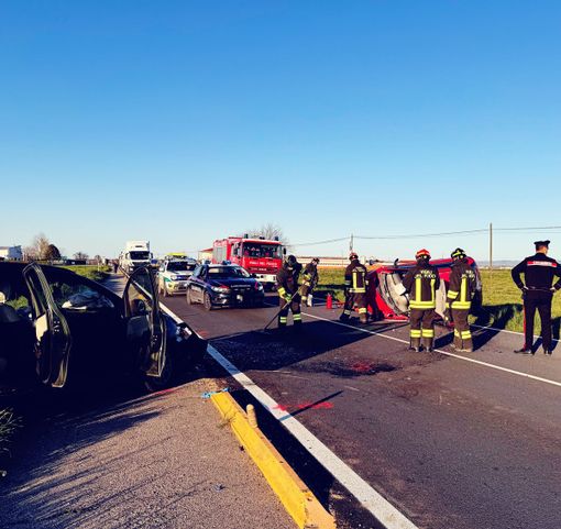Violento frontale tra due auto a Sant’Albano Stura: temporaneamente chiusa la Provinciale 3 Violento frontale tra due auto a Sant’Albano Stura: temporaneamente chiusa la Provinciale 3