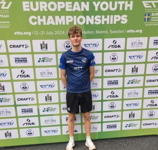 Tennistavolo: il mantese Giacomo Izzo in evidenza ai Campionati Europei Giovanili