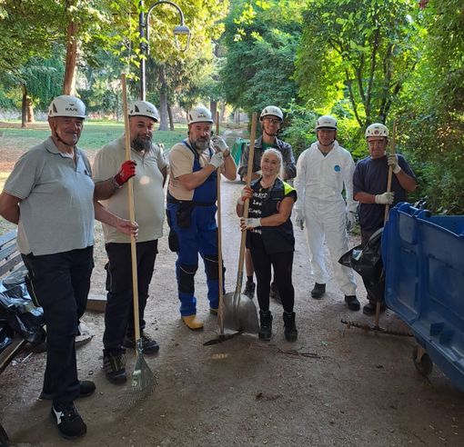 Volontari all'opera a Mondovì