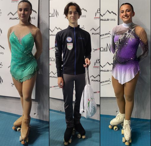 Victoria Alba Pattinaggio con tre atleti ai Campionati Italiani Fisr