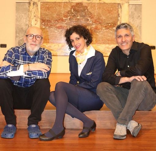 In foto Giorgio Berardo, Francesca Fraire e Raniero Cane In foto Giorgio Berardo, Francesca Fraire e Raniero Cane