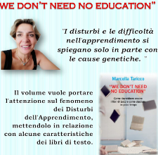 Somano: il Gruppo Lettura "Leggendo si..." presenta l'incontro con Marcella Taricco, autrice del libro 'We don't need no education'
