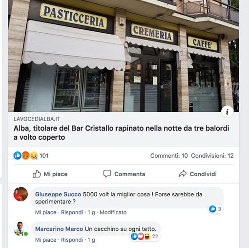 "Un cecchino su ogni tetto": la minoranza albese all’attacco sul discusso commento social dell’assessore alla Sicurezza