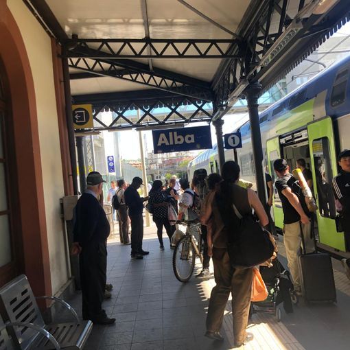 La stazione di Alba La stazione di Alba