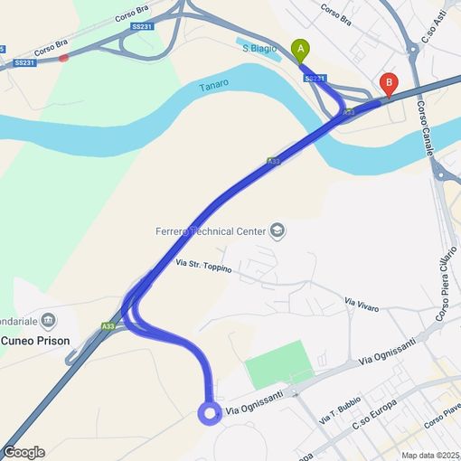 Alba: martedì 23 e mercoledì 24 settembre chiusa al traffico la rampa tangenziale per i veicoli provenienti da Piana Biglini e diretti ad Asti Alba: martedì 23 e mercoledì 24 settembre chiusa al traffico la rampa tangenziale per i veicoli provenienti da Piana Biglini e diretti ad Asti