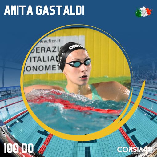 La nuotatrice braidese Anita Gastaldi