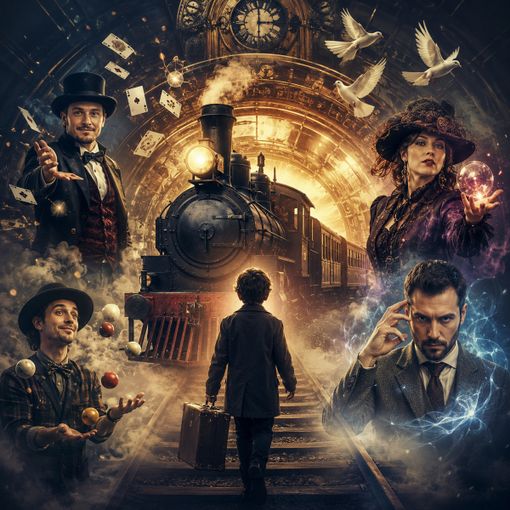 Il Museo Ferroviario Piemontese di Savigliano diventa teatro della magia nell'ambito di Mirabilia on the Road