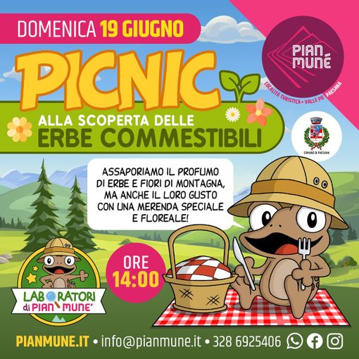 Passeggiate per Famiglie tra luna piena ed erbe commestibili a Pian Munè di Paesana