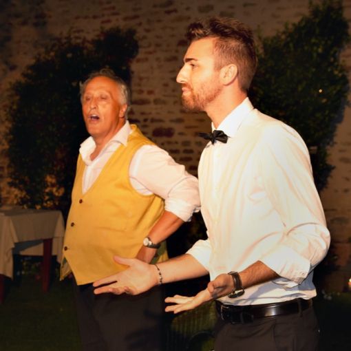 Oscar Barile e Paolo Tibaldi, ospiti questa sera al festival di Sommariva del Bosco