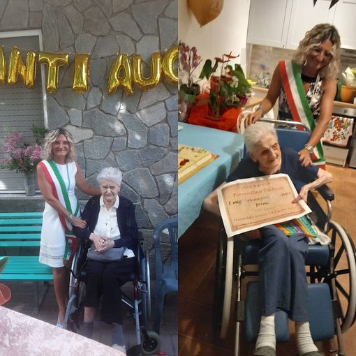 Festeggiate due centenarie di Montaldo Roero Festeggiate due centenarie di Montaldo Roero