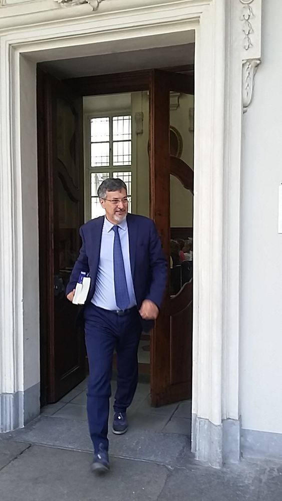 Icardi alla sua prima uscita pubblica a Torino come Assessore alla Sanità