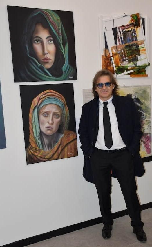 Bra, mostra personale d’arte “Volti nel tempo” del pittore Riccardo Testa