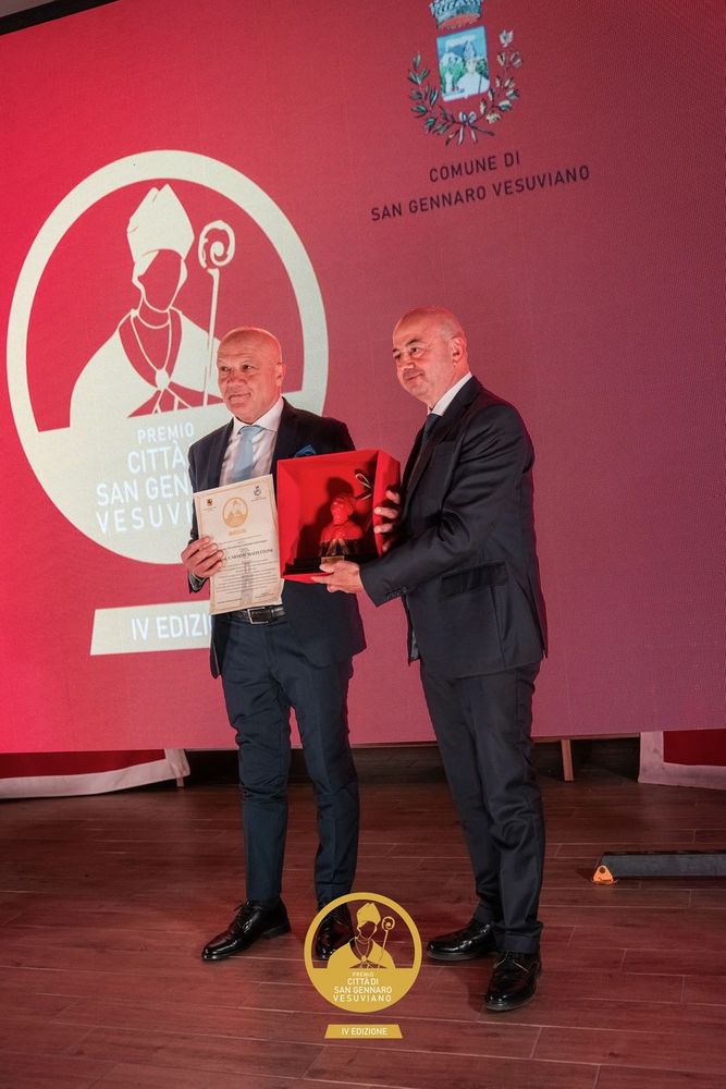 La premiazione di Carmine Maffettone