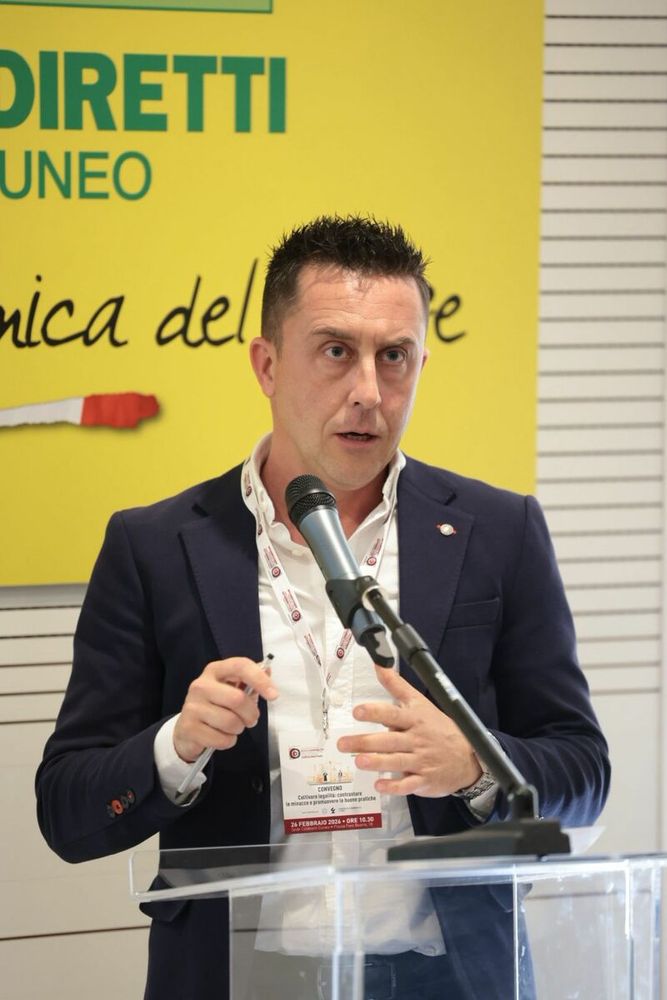 Enrico Nada,  il presidente di Coldiretti Cuneo